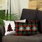 Edge Collections - 12" x 20" - Multi - Christmas Plaid Lumbar Decorative Pillows!